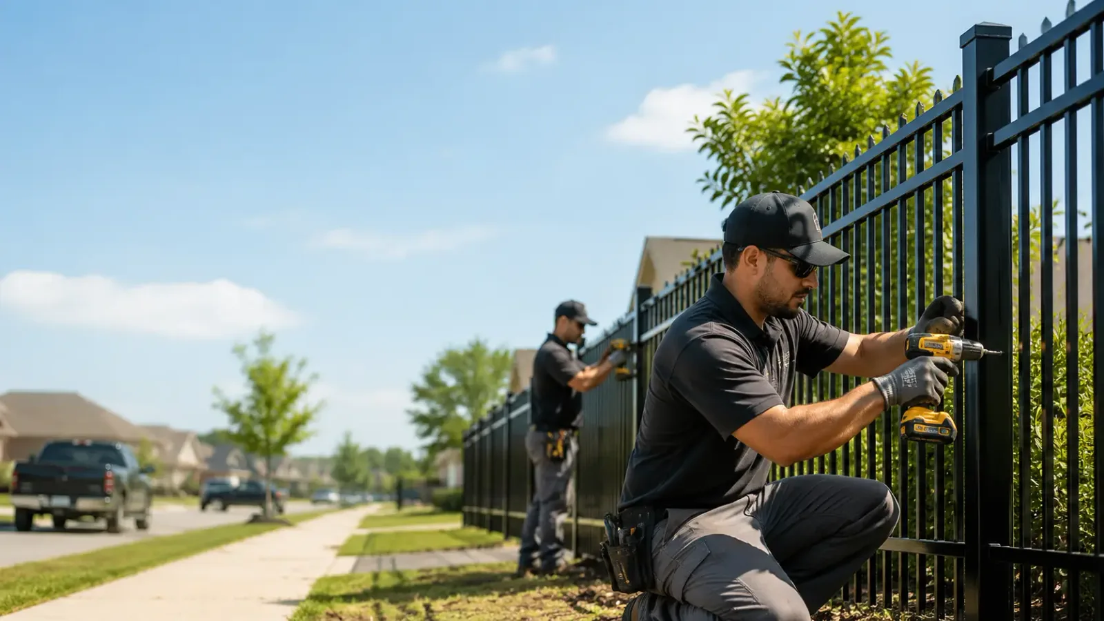 Metal Fence Installation in Hardy, VA